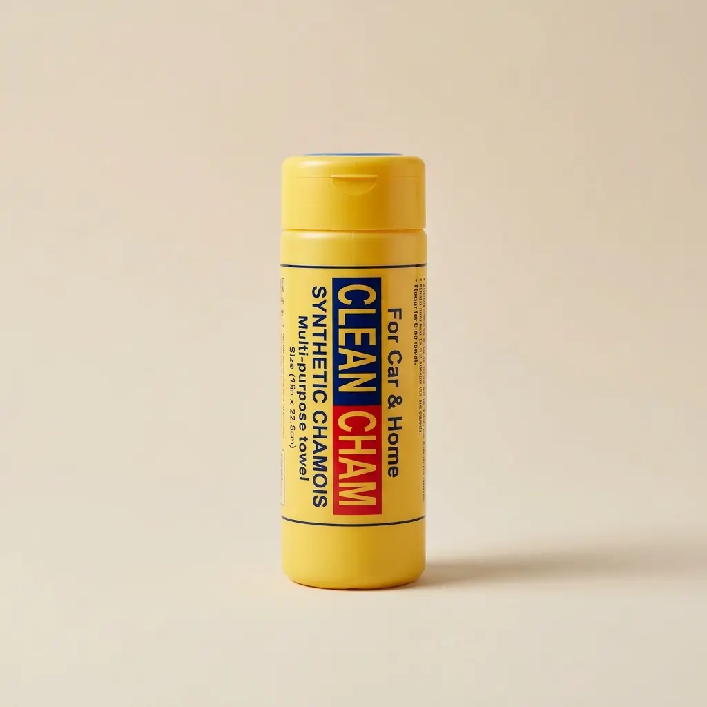 Peau de Chamois Synthétique Absorbante en Tube Protecteur