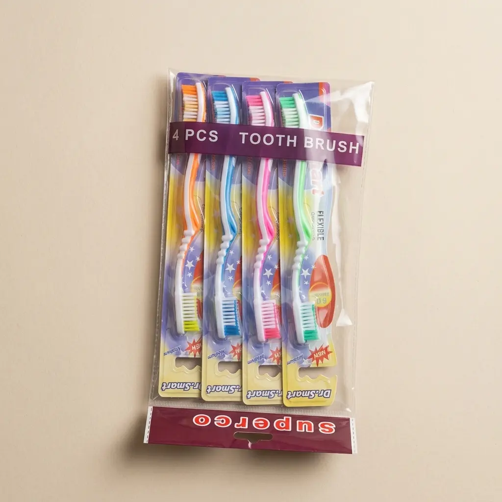 Brosse à Dents Poils Medium Dr. Smart avec Gratte-Langue