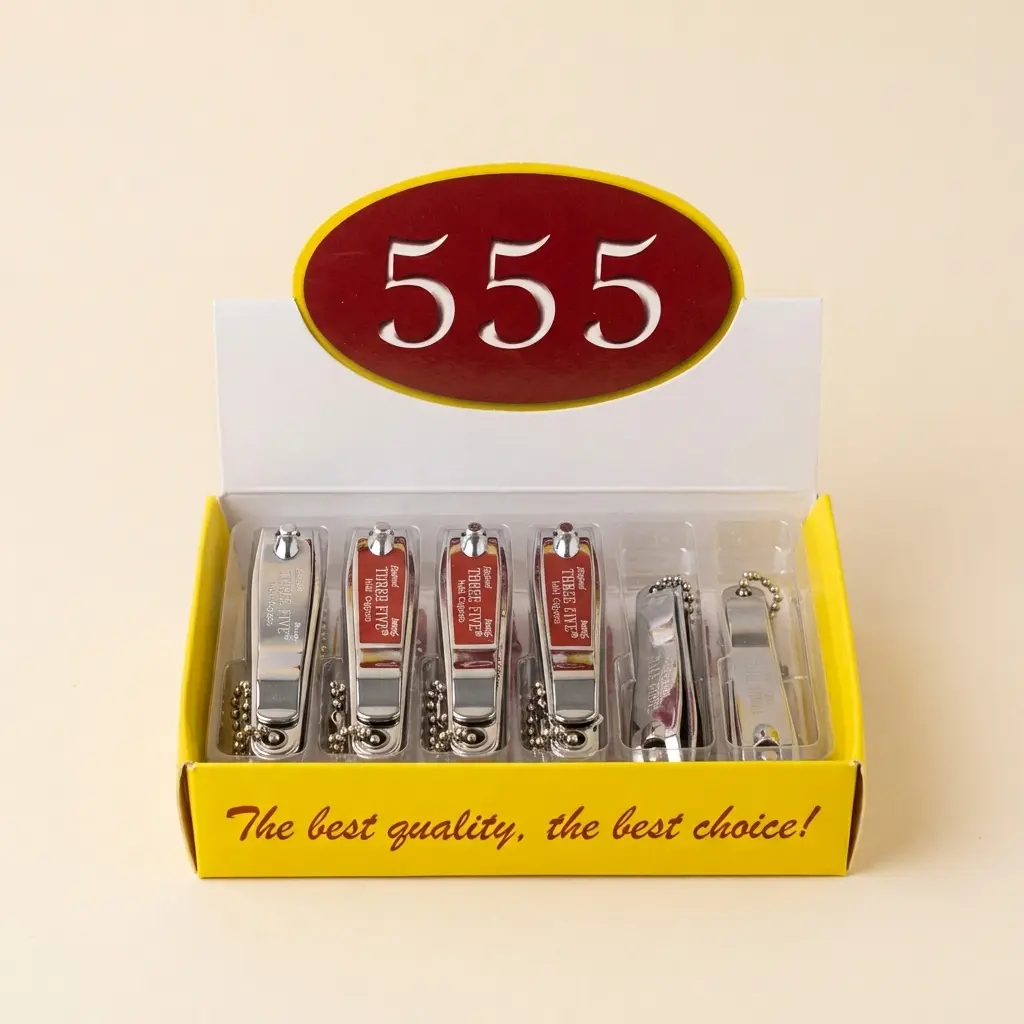 Coupe-Ongles en Acier Inoxydable 555 Three Five (La Pièce)