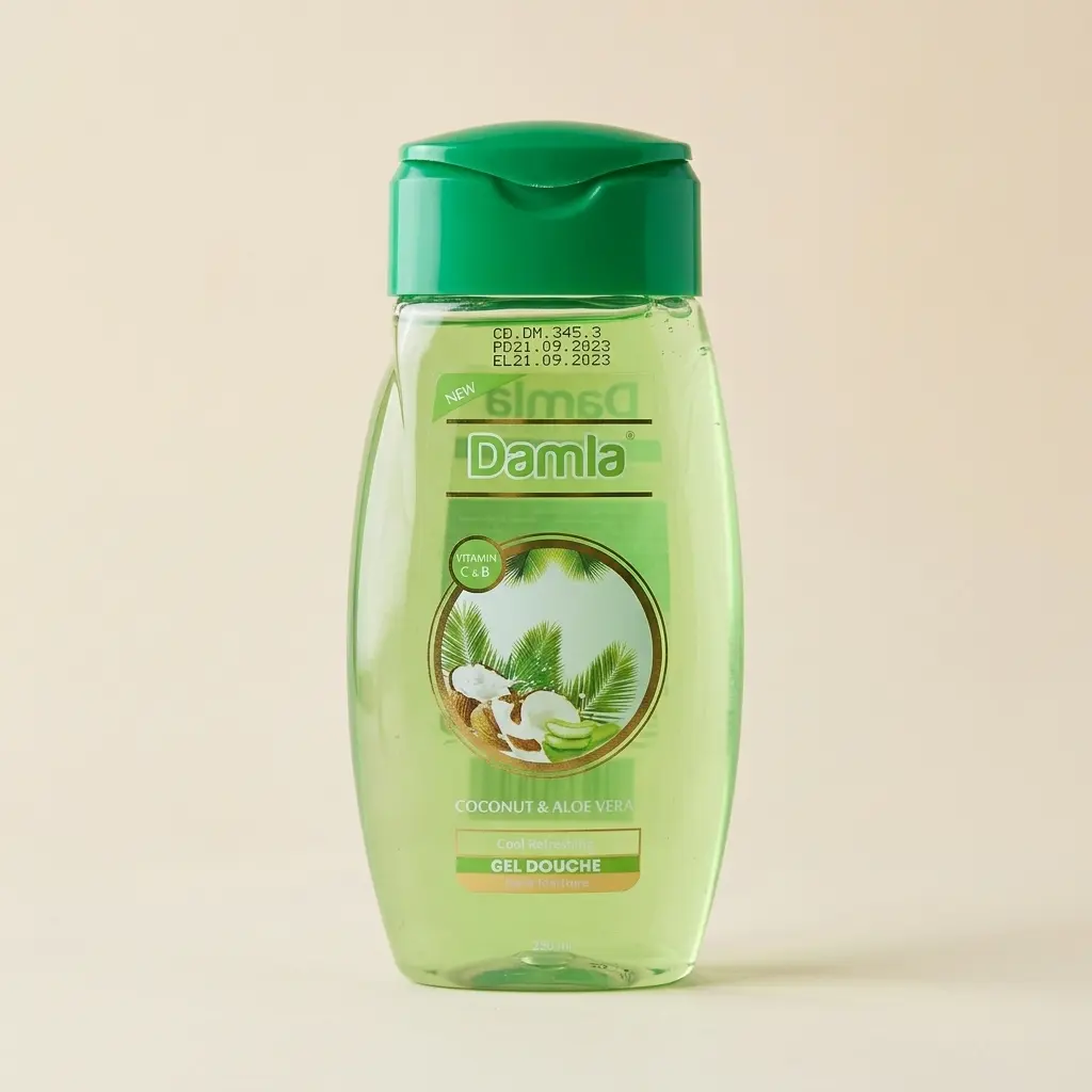 Gel Douche Rafraîchissant Coco et Aloe Vera Damla 250ml