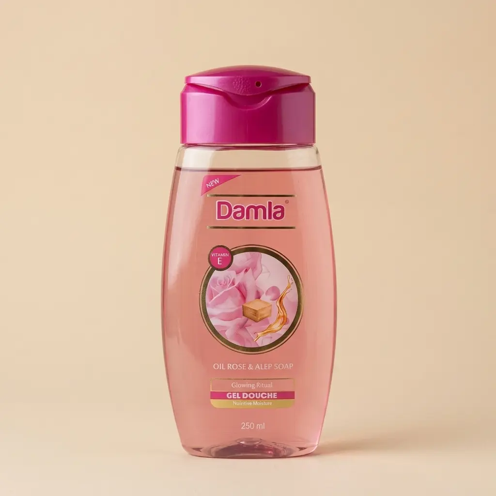 Gel Douche Huile de Rose et Savon d'Alep Damla 250ml