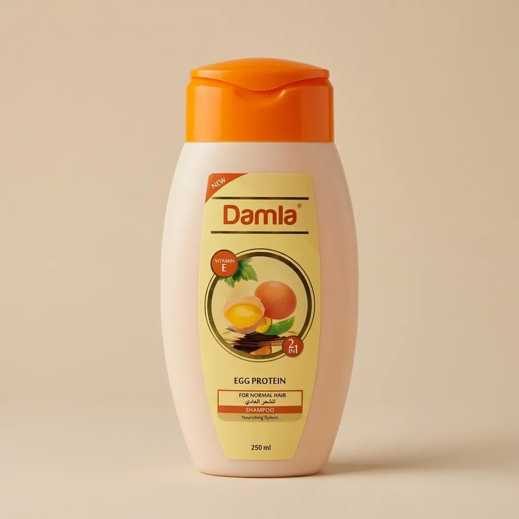 Shampoing Nourrissant aux Protéines d'Œuf Damla 250ml