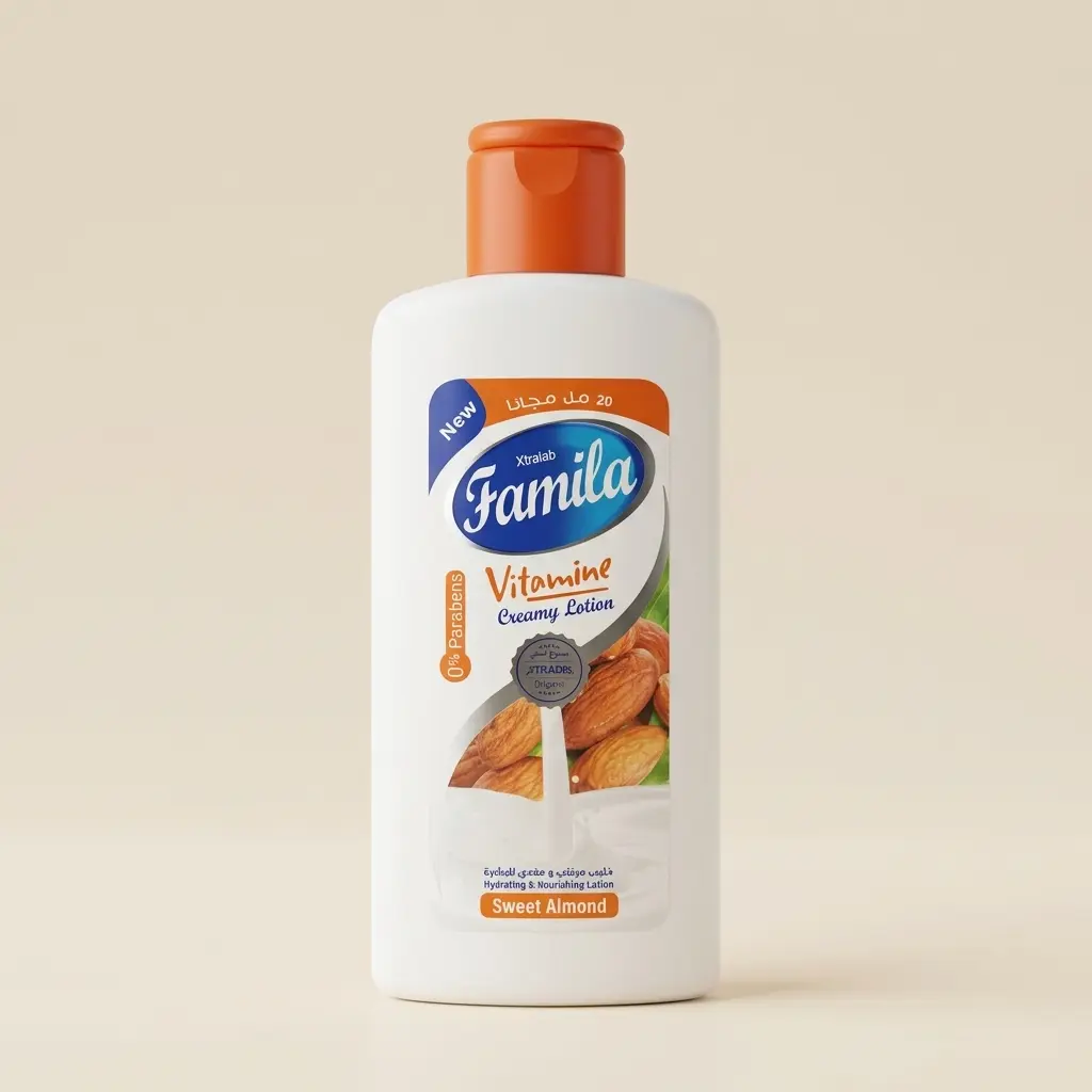 Lait Crème Hydratant à l'Amande Douce Famila 200ml