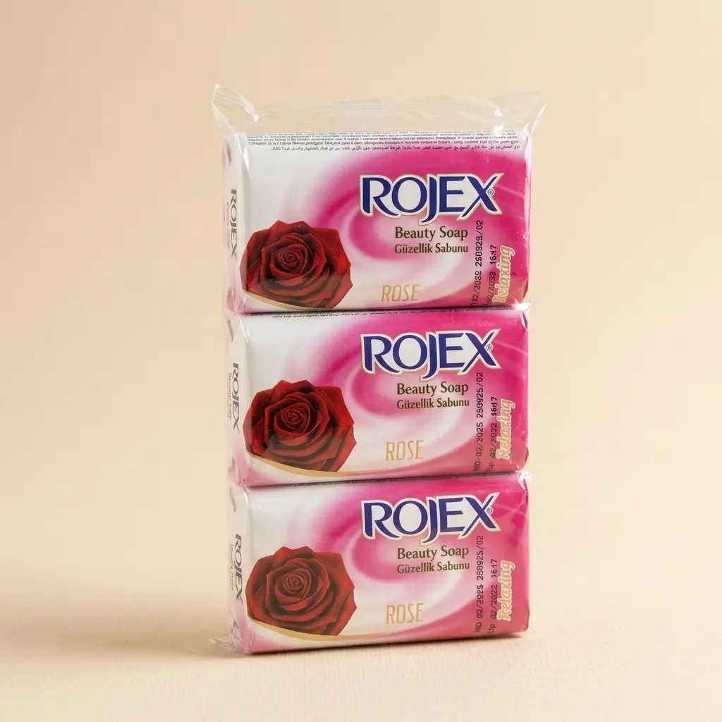 Savon de Beauté Parfumé à la Rose ROJEX (La Pièce)