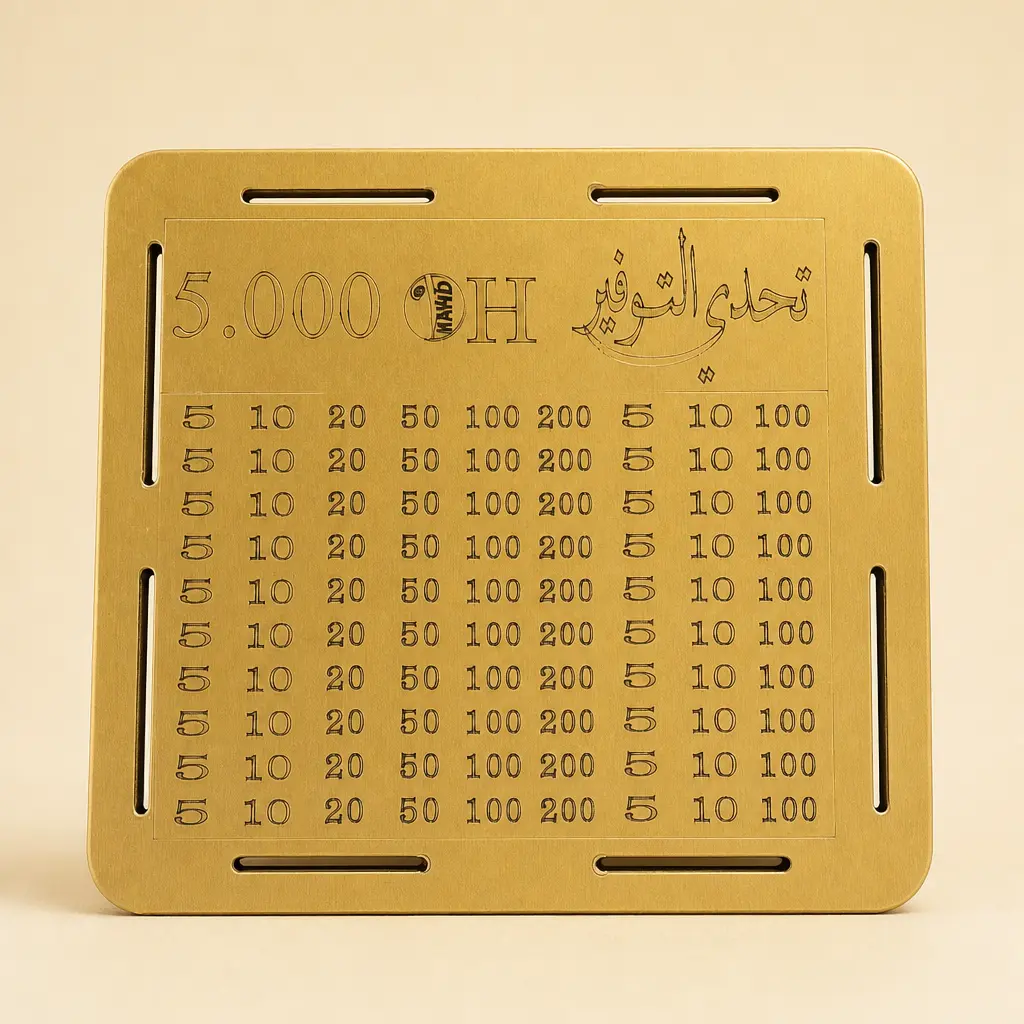 Gold Savings Challenge Box 5000 DH