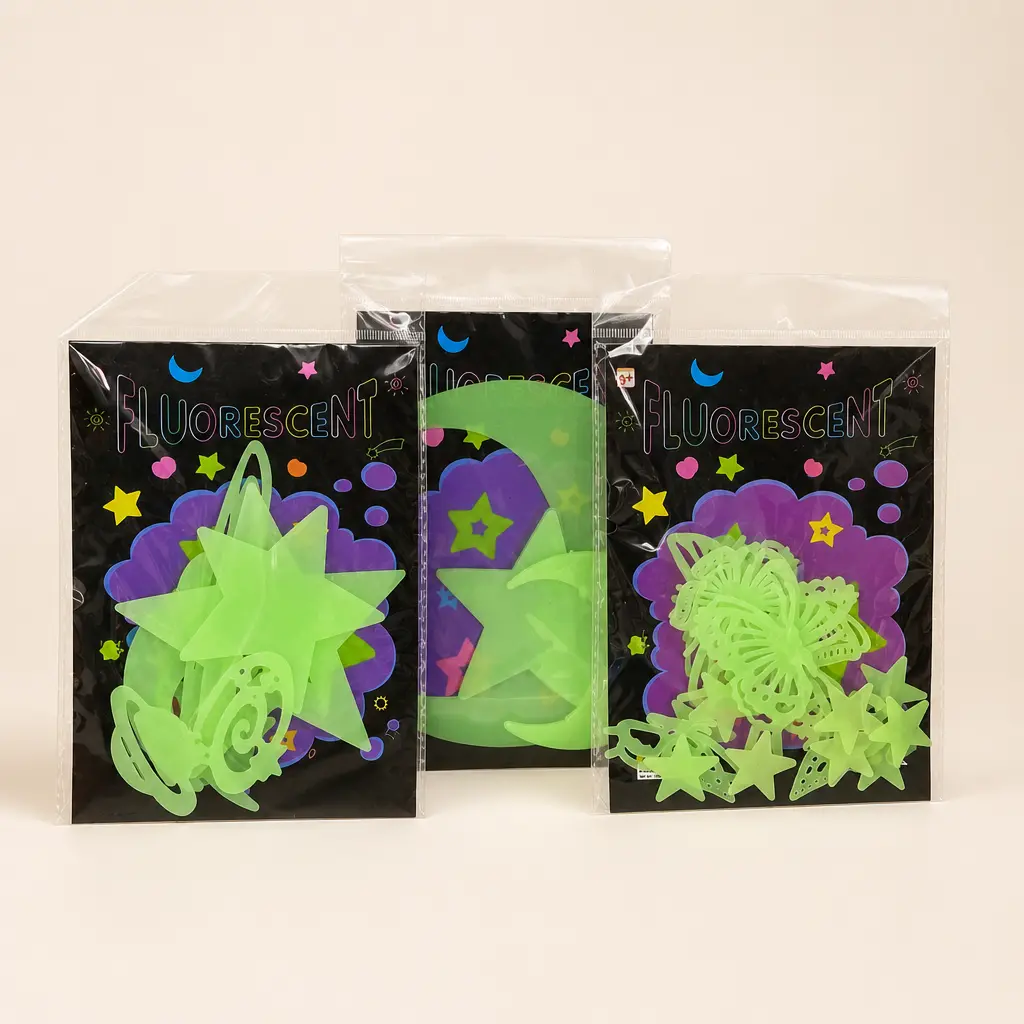 Décorations fluorescentes pour chambre