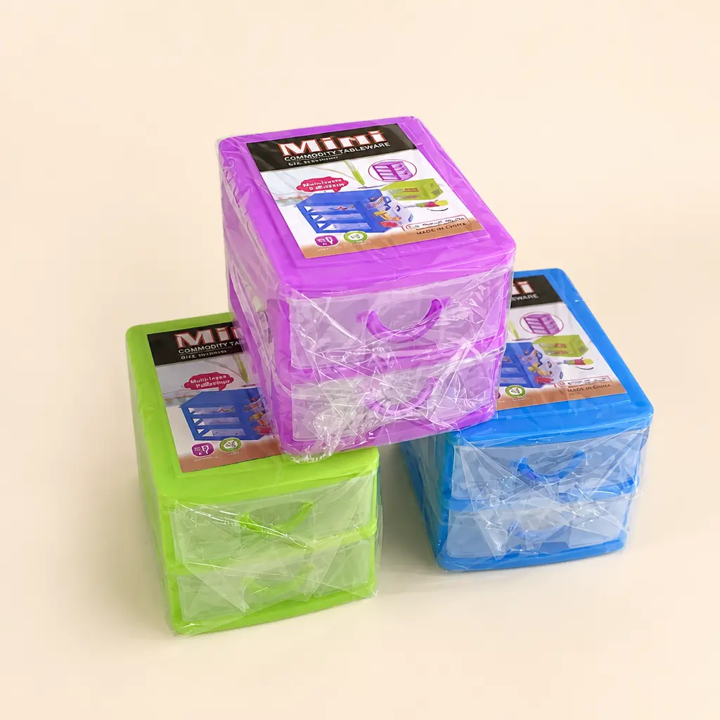 Mini boîte de rangement à tiroirs pour bureau et accessoires