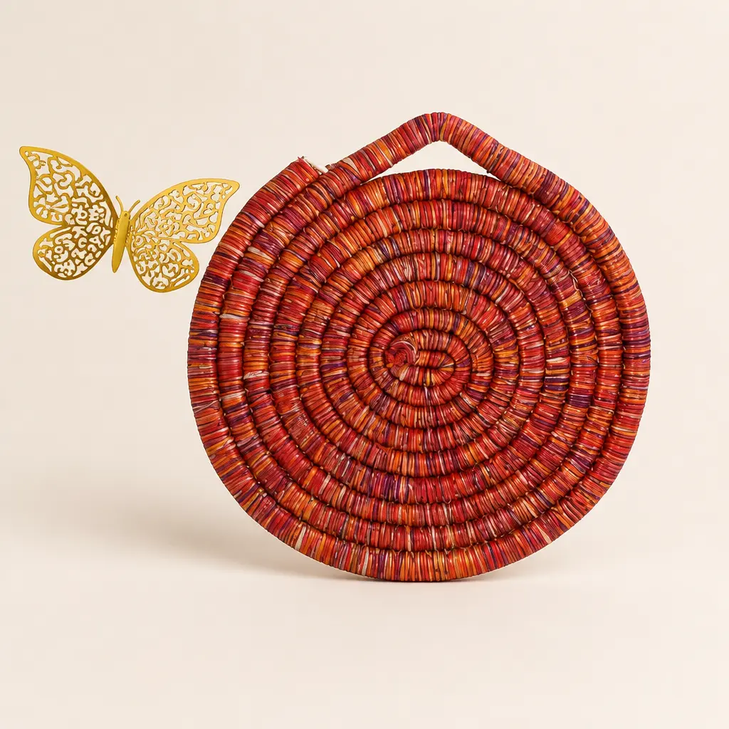 Dessous-de-plat rond tressé