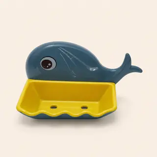 حاملة صابون جدارية على شكل حوت