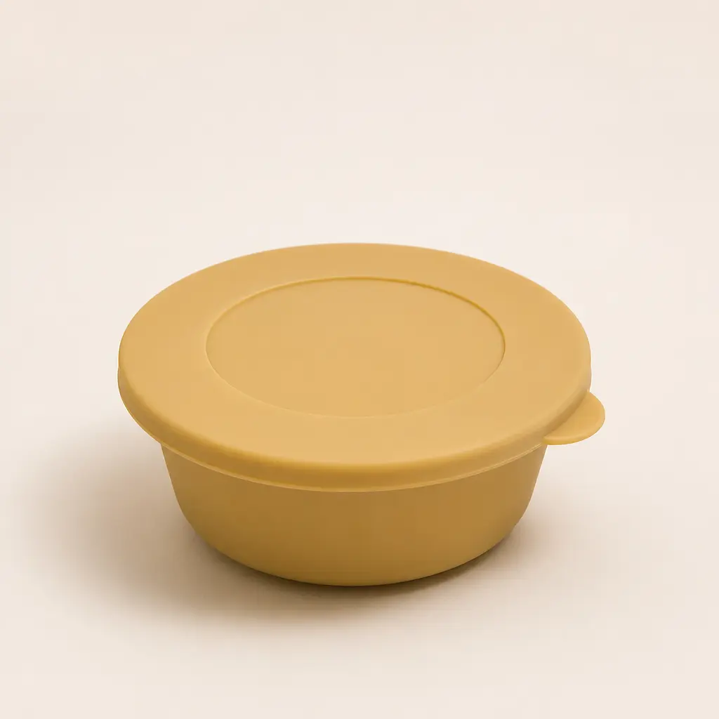 Boîte alimentaire ronde avec couvercle